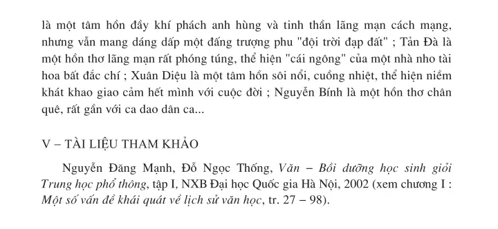 Tổng kết phần văn học Việt Nam
